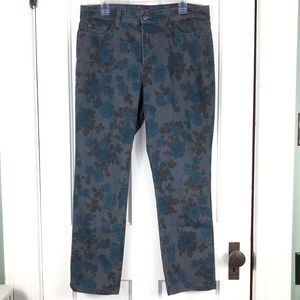 NYDJ Lift Tuck Floral Skinny Jeans